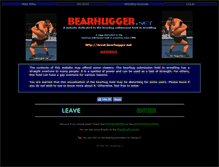 Tablet Screenshot of bearhugger.net